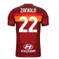 Replica Nike ZANIOLO #22 Roma Home Soccer Jersey 2020/21