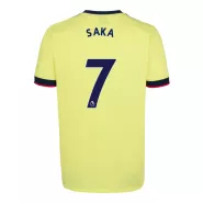Replica Adidas SAKA #7 Arsenal Away Soccer Jersey 2021/22 - soccerdealshop