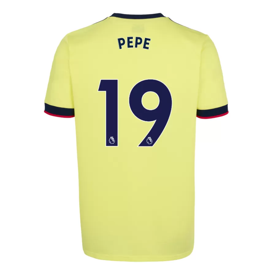 Replica Adidas PEPE #19 Arsenal Away Soccer Jersey 2021/22