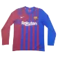 Nike Barcelona Home Long Sleeve Soccer Jersey 2021/22 - soccerdealshop