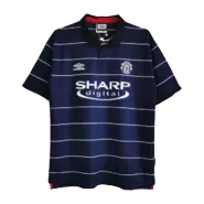 Retro 1999/00 Manchester United Away Soccer Jersey - soccerdealshop