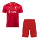 Replica Nike Liverpool Home Soccer Jersey (Jersey+Shorts)  2021/22 - soccerdealshop
