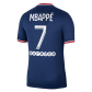 Replica Nike MBAPPÉ #7 PSG Home Soccer Jersey 2021/22