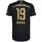 Replica Adidas DAVIES #19 Bayern Munich Away Soccer Jersey 2021/22 - soccerdealshop