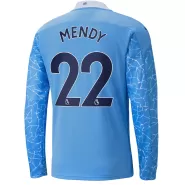 Puma MENDY #22 Manchester City Home Long Sleeve Soccer Jersey 2020/21 - soccerdealshop