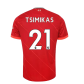 Replica Nike TSIMIKAS #21 Liverpool Home Soccer Jersey 2021/22
