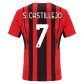 Replica Puma S. CASTILLEJO #7 AC Milan Home Soccer Jersey 2021/22