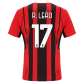 Replica Puma R. LEÃO #17 AC Milan Home Soccer Jersey 2021/22