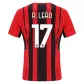 R. LEÃO #17 AC Milan Home Soccer Jersey 2021/22 - soccerdeal