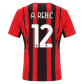 Replica Puma A.REBIĆ #12 AC Milan Home Soccer Jersey 2021/22