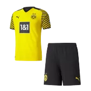 Puma Borussia Dortmund Home Soccer Jersey Kit(Jersey+Shorts) 2021/22 - soccerdealshop