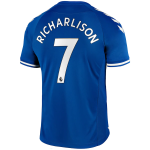 Replica Hummel RICHARLISON #7 Everton Home Soccer Jersey 2020/21