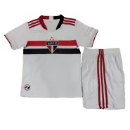 Kid's Adidas Sao Paulo FC Home Soccer Jersey Kit(Jersey+Shorts) 2021/22 - soccerdealshop