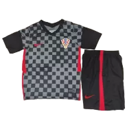 Kid's Nike Croatia Away Soccer Jersey Kit(Jersey+Shorts) 2020 - soccerdealshop
