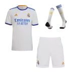 Adidas Real Madrid Home Soccer Jersey Whole Kit (Jersey+Shorts+Socks) 2021/22 - soccerdealshop