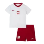 Kid's Nike Poland Home Soccer Jersey Kit(Jersey+Shorts) 2020 - soccerdealshop