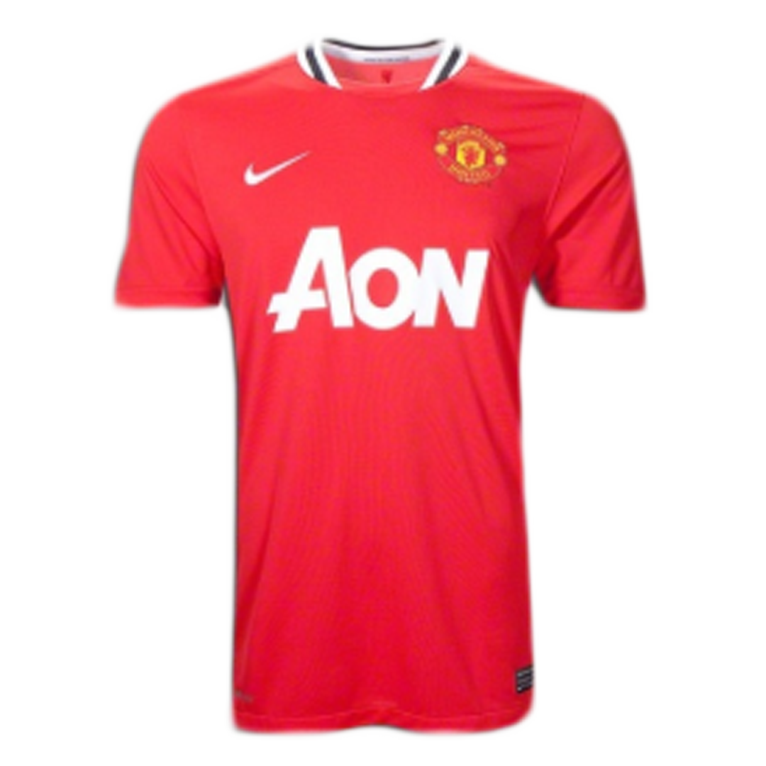 Retro 2011/12 Manchester United Home Soccer Jersey - soccerdeal