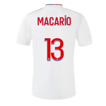 Replica Adidas MACARIO #13 Olympique Lyonnais Home Soccer Jersey 2021/22