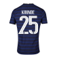 Replica Nike KOUNDE #25 France Home Soccer Jersey 2020
