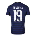 Replica Nike BENZEMA #19 France Home Soccer Jersey 2020 - soccerdealshop