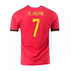 DE BRUYNE #7 Belgium Home Soccer Jersey 2020 - soccerdeal