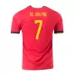 Replica Adidas DE BRUYNE #7 Belgium Home Soccer Jersey 2020 - soccerdealshop