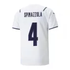 Replica Puma SPINAZZOLA #4 Italy Away Soccer Jersey 2021 - soccerdealshop