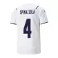 Replica Puma SPINAZZOLA #4 Italy Away Soccer Jersey 2021 - soccerdealshop