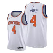 New York Knicks Derrick Rose #4 2020/21 Swingman NBA Jersey - Association Edition - soccerdeal