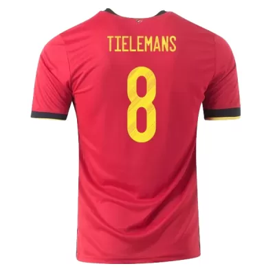 TIELEMANS #8 Belgium Home Soccer Jersey 2020 - Soccerdeal