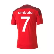 Replica Puma EMBOLO #7 Switzerland Home Soccer Jersey 2021 - soccerdealshop