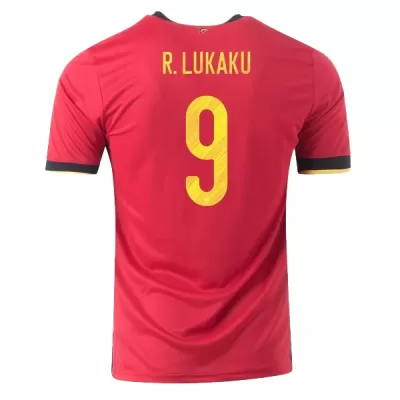 R.LUKAKU #9 Belgium Home Soccer Jersey 2020 - Soccerdeal