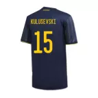 Replica Adidas KULUSEVSKI #15 Sweden Away Soccer Jersey 2020 - soccerdealshop