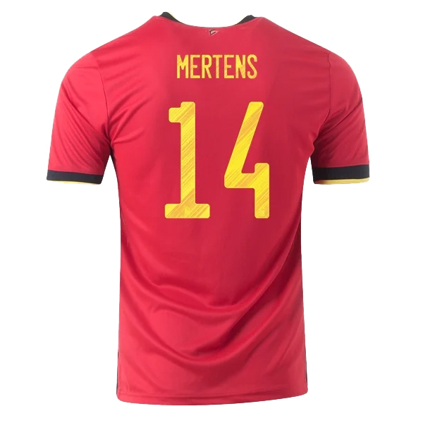 MERTENS #14 Belgium Home Soccer Jersey 2020 - soccerdeal
