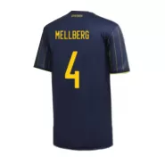 Replica Adidas MELLBERG #4 Sweden Away Soccer Jersey 2020 - soccerdealshop
