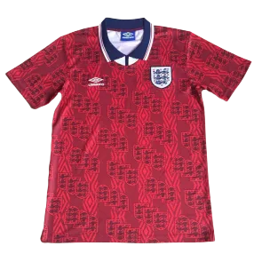 Retro 1994 England Away Soccer Jersey - soccerdeal