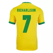 Replica Nike RICHARLISON #7 Brazil Home Soccer Jersey 2021 - soccerdealshop