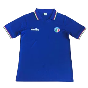 Retro 1986 Italy Home Soccer Jersey - soccerdealshop