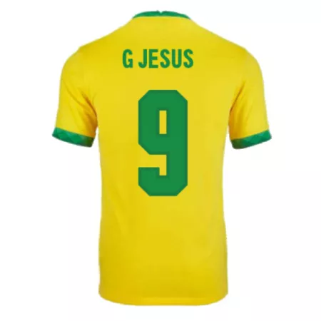 G JESUS #9 Brazil Home Soccer Jersey 2021 - soccerdeal