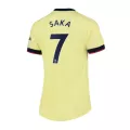 Women's Replica Nike SAKA #7 Arsenal Away Soccer Jersey 2021/22 - soccerdealshop