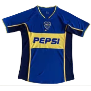 Retro 2002 Boca Juniors Home Soccer Jersey - soccerdeal
