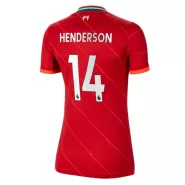 Women's Replica Nike HENDERSON #14 Liverpool Home Soccer Jersey 2021/22 - soccerdealshop