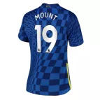 Women's Replica Nike MOUNT #19 Chelsea Home Soccer Jersey 2021/22 - soccerdealshop