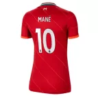 Women's Replica Nike MANÉ #10 Liverpool Home Soccer Jersey 2021/22 - soccerdealshop