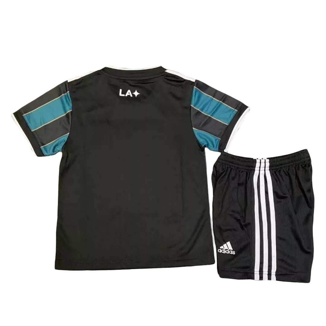  adidas 2021-22 LA Galaxy Youth Away Jersey - Black