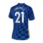 Women's Replica Nike CHILWELL  #21 Chelsea Home Soccer Jersey 2021/22 - soccerdealshop