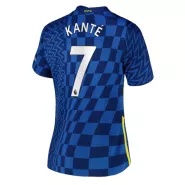 Women's Replica Nike KANTÉ #7 Chelsea Home Soccer Jersey 2021/22 - soccerdealshop