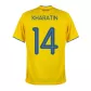 Replica Joma KHARATIN #14 Ukraine Home Soccer Jersey 2020 - soccerdealshop