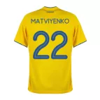 Replica Joma MATVIYENKO #22 Ukraine Home Soccer Jersey 2020 - soccerdealshop