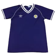 Retro 1982 Scotland Home Soccer Jersey - soccerdeal